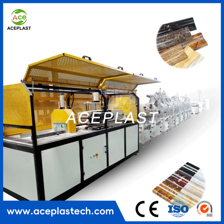 PVC imitation marble sheet & profile extrusion line-3